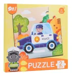 RoGer Magnetic Vehicle Puzzle + Book
