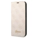 Guess GUBKP14XHG4SHP iPhone 14 Pro Max 6,7" pink book 4G Vintage Gold Logo