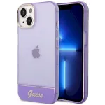 Guess GUHCP14MHGCOU Hardcase Translucent for iPhone 14 Plus/15 Plus 6.7" / purple