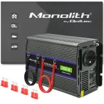 Qoltec Monolith voltage converter 2000 MS Wave |12V to 230V | 1000/2000W | USB