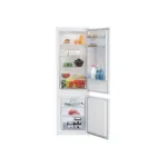 BEKO Refrigerator | BCHA275K41SN | Energy efficiency class E | Built-in | Combi | Height 177.5 cm | No Frost system | Fridge net capacity 193 L | Freezer net capacity 69 L | 38 dB | White