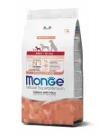 Monge spec.line monoprotein mini Puppy sausas pa&scaron;aras mažų veislių jauniems &scaron;uniukams su la&scaron;i&scaron;a ir ryžiais 7,5kg