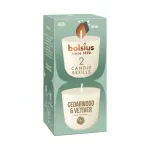 Bolsius CleanLight Candle Refills 2pcs Cedarwood&Vetiver