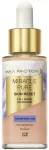 Max Factor Miracle Pure Skin Reset 2in1 Serum Foundation 10-30 Fair Makeup Base 30 ml