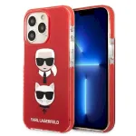 Karl Lagerfeld KLHCP13LTPE2TR iPhone 13 Pro / 13 6,1" hardcase / red Karl&Choupette Head
