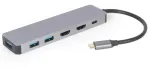 Gembird A-CM-COMBO3-03 USB Type-C 3-in-1 Multi-Port Adapter (Hub + HDMI + PD)