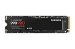 Samsung | 990 PRO | 4000 GB | SSD form factor M.2 2280 | Solid-state drive interface NVMe | Read speed 7450 MB/s | Write speed 6900 MB/s