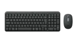 Logitech MK250 Compact Combo Belaidė klaviatūra + Pelė, Bluetooth, US Int, Graphite
