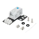 Lanberg Closed-loop thermostat 10A for rack cabinets with 19" ear and terminal block | AK-1505-S | Gray