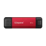 Kingston Dual Portable Solid-State Drive, USB Type-A and Type-C | 2000 GB | Solid-state drive interface USB 3.2 Gen 2 | Read speed 1050 MB/s | Write speed 950 MB/s