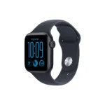 Apple Watch SE 3 GPS 40mm Midnight Aluminium Case with Navy Blue Sport Band - M/L