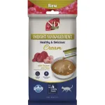 FARMINA N&D QUINOA CAT WEIGHT MANAGEMENT - CREAM with Chicken&Tuna 4x15g (pak15)