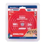 Pjovimo diskas 160x24Tx20mm, Demolition PREMIUM, SPECIALIST+