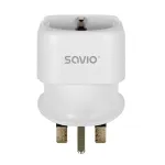 SAVIO AP-04 Travel Adapter EU - UK
