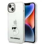 Karl Lagerfeld KLHCP14MHNCHTCT Ikonik Choupette Hardcase for iPhone 14 Plus / 15 Plus 6.7" / transparent