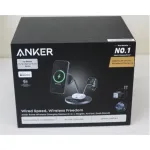 SALE OUT. Anker Prime Wireless Charging Station Qi2.2 25W wireles charging (3-in-1, MagGo, AirCool, Dock Stand) PSU added | UNPACKED, SCRACHED ON SCREEN