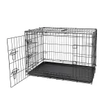 Nobleza metalinis narvas gyvūnui XXL, juodas, 121x76.5x81cm