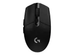 Logitech G305 Lightspeed Belaidė žaidimų pelė, RF Wireless + Bluetooth, 12000 DPI, Juoda