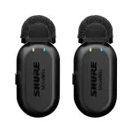 Shure | MoveMic Two Channel Wireless Lavalier Microphones | Bluetooth | Noise reduction