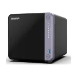 QNAP Cost-effective 4-bay 10GbE NAS | TS-432X-4G | Alpine | AL524 | Processor frequency 2 GHz | 4 GB | DDR4 SODIMM | 90W adapter (12VDC), 100-240VAC