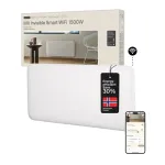 Mill Invisible Smart WiFi Heater | PA1500WIFI4 | Panel Heater | 1500 W | Suitable for rooms up to 18-22 m&sup2; | White | IPX4