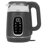 Adler Kettle with LED Display | AD 1305 | Electric | 2200 W | 1.7 L | Plastic | 360&deg; rotational base | Grey