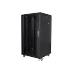 Lanberg | Rack cabinet 19" free-standing 22U/600x600 (flat pack) | FF01-6622-12B | Black