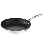 TEFAL | Pan | Duetto+ G7320655 | Frying | Diameter 28 cm | Halogen, induction, ceramic glass, gas, electric | Suitable for induction hob | Black | Fixed handle