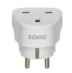 SAVIO AP-02 Travel Adapter UK - EU
