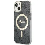 Guess GUHMP14MH4STK Hardcase 4G MagSafe for iPhone 14 Plus / 15 Plus 6.7" / black