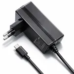 Qoltec Super FAST PD charger for Raspberry PI 5 | USB-C | 27W | 5.1V | 5A | Black