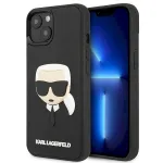 Karl Lagerfeld KLHCP14MKH3DBK Hardcase 3D Rubber Karl`s Head for iPhone 14 Plus/15 Plus 6.7" / black