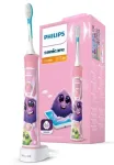 Philips | Electric toothbrush | HX6352/42 | Rechargeable | For kids | Number of brush heads included 2 | Number of teeth brushing modes 2 | Sonic technology | Pink