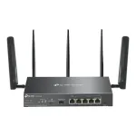 TP-LINK | Omada 4G+ Cat6 AX3000 Gigabit VPN Router | ER706W-4G | 802.1q | 10/100/1000 Mbit/s | Mesh Support Yes | MU-MiMO Yes | Antenna type Detachable | 60 month(s)