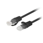 Lanberg | Patchcord CAT.5E UTP Fluke Passed | PCU5-10CC-0025-BK | 0.25 m | Black