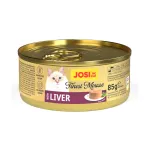 JosiCat Finest Mousse with Liver, pa&scaron;tetas katėms su kepenėlėm, 85g