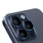 OBAL:ME Lens Protector for Apple iPhone 15 Pro/15 Pro Max / Blue Titanium