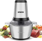 Ecost prekė po grąžinimo AMZCHEF Hachoir ?&permil;lectrique avec Moteur Puissant et Bol en Acier INOX 2L, 2