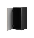 Cama full storage cabinet ROCO RO3 75/37/39 white/black/white