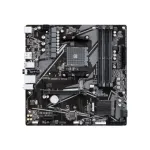 Gigabyte B550M K WIFI6E | Processor family AMD | Processor socket AM4 | DDR4 SDRAM | Supported hard disk drive interfaces SATA, M.2 | Number of SATA connectors 4