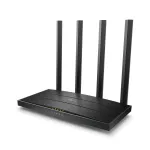 TP-LINK | Router | Archer C6 | 802.11ac | 300+867 Mbit/s | 10/100/1000 Mbit/s | Ethernet LAN (RJ-45) ports 4 | Mesh Support No | MU-MiMO Yes | No mobile broadband | Antenna type 4xExternal | No