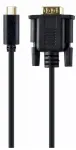 Gembird A-CM-VGAM-01 USB-C to VGA Adapter 2m / black