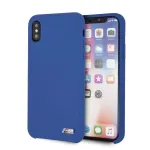 BMW BMHCPXMSILNA Hardcase iPhone X/Xs Silicone M Collection / navy