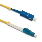 Qoltec Patchcord fiber optic LC/UPC - SC/UPC | Singlemode | 9/125 | G652D | Simplex | 5m