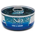 FARMINA N&D OCEAN - CAT Wet Tuna&Shrimp ADULT 70 g (pak.24)