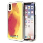 Guess GUHCPXGLCPI Hardcase California Glow in the dark for iPhone X/Xs / pink