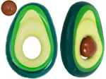 RoGer Inflatable Avocado Beach Mattress With Ball 150&times;120cm