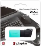 Kingston | USB Flash Drive | DataTraveler Exodia | 256 GB | USB Type-A | Black/Teal