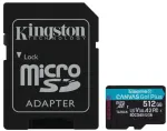 Kingston | Canvas Go! Plus | 512 GB | microSD | Flash memory class Class 10, UHS-I, U3, V30, A2