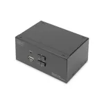 Digitus | KVM Switch, 2-Port, Dual Display, 4K, DisplayPort | DS-12862